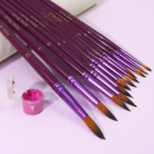 Carica l'immagine nel visualizzatore di Gallery, Accessori per Dipingere con i Numeri - Set di 12 pennelli Figured'Art