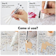 Carica l'immagine nel visualizzatore di Gallery, Pennarello acrilico - Bianco