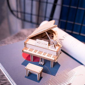 ROKR 3D Wooden Puzzle Magic Cello Mechanical Music Box Model Kit Decor Xmas Gift ROKR 3D Wooden Puzzle Magic Cello Mechanical Music Box Model Kit Decor Xmas Gift