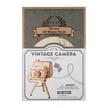 Carica l&#39;immagine nel visualizzatore di Gallery, Puzzle 3D - Fotocamera vintage