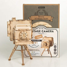 Carica l&#39;immagine nel visualizzatore di Gallery, Puzzle 3D - Fotocamera vintage