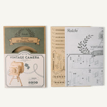 Carica l&#39;immagine nel visualizzatore di Gallery, Puzzle 3D - Fotocamera vintage