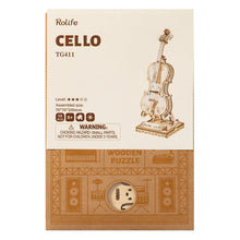 Carica l&#39;immagine nel visualizzatore di Gallery, Puzzle 3D - Violoncello