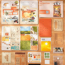 Carica l'immagine nel visualizzatore di Gallery, Book Nook - Tramonto sull'isola