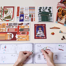 Carica l&#39;immagine nel visualizzatore di Gallery, Book Nook - Strada di Natale