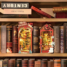 Carica l&#39;immagine nel visualizzatore di Gallery, Book Nook - Scena Natalizia in Casa