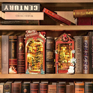 Book Nook - Scena Natalizia in Casa