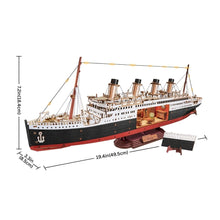 Carica l'immagine nel visualizzatore di Gallery, Puzzle 3D - 1912 Esploratore dell'Atlantico