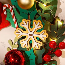 Carica l'immagine nel visualizzatore di Gallery, Puzzle 3D - Ghirlanda di Natale