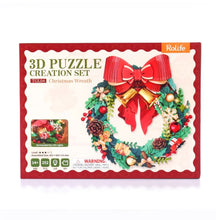 Carica l'immagine nel visualizzatore di Gallery, Puzzle 3D - Ghirlanda di Natale