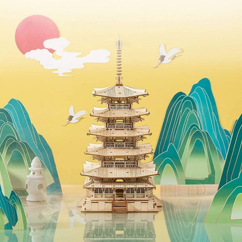 Puzzle 3D - Pagoda a Cinque Piani