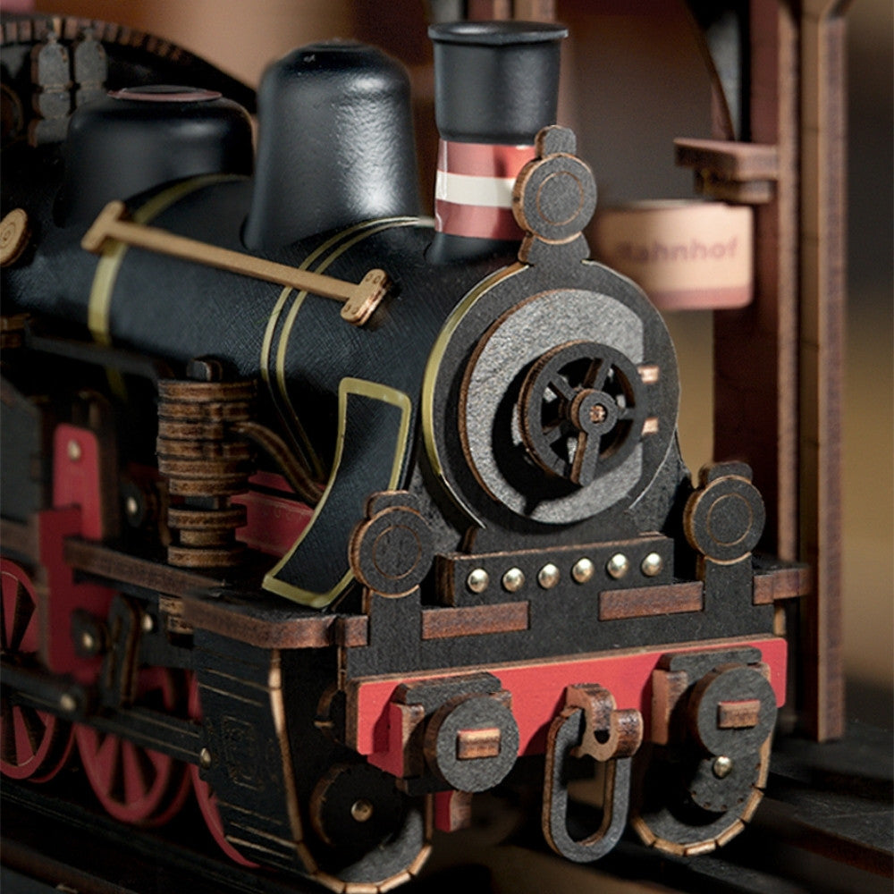 Robot Japan Kit Modellismo Robotime Treno A Vapore 3D In Legno Puzzle Meccanico Da Costruire Divertente N 1019613 - Foto 9