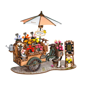 Puzzle 3D - Carretto di Fiori