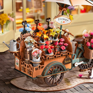 Puzzle 3D - Carretto di Fiori