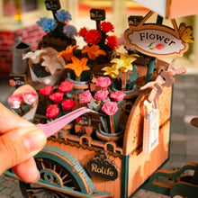 Carica l&#39;immagine nel visualizzatore di Gallery, Puzzle 3D - Carretto di Fiori