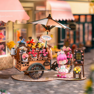 Puzzle 3D - Carretto di Fiori