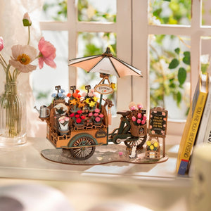 Puzzle 3D - Carretto di Fiori