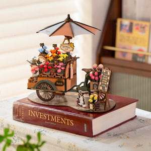 Puzzle 3D - Carretto di Fiori
