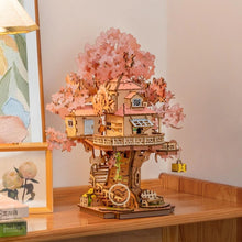 Carica l&#39;immagine nel visualizzatore di Gallery, Puzzle 3D - Casa sulL&#39;Albero di Ciliegio