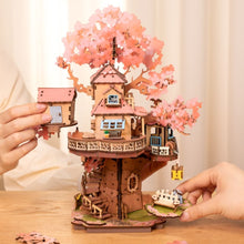 Carica l&#39;immagine nel visualizzatore di Gallery, Puzzle 3D - Casa sulL&#39;Albero di Ciliegio