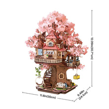 Carica l&#39;immagine nel visualizzatore di Gallery, Puzzle 3D - Casa sulL&#39;Albero di Ciliegio