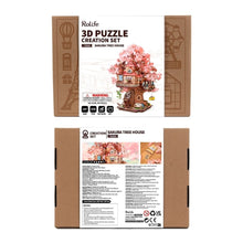 Carica l&#39;immagine nel visualizzatore di Gallery, Puzzle 3D - Casa sulL&#39;Albero di Ciliegio