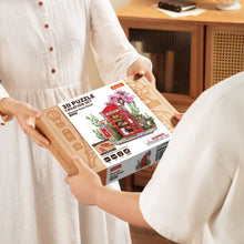 Carica l'immagine nel visualizzatore di Gallery, Puzzle 3D - Cabina di libri in primavera