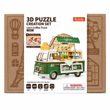 Carica l'immagine nel visualizzatore di Gallery, Puzzle 3D - Camion del caffè di Leo