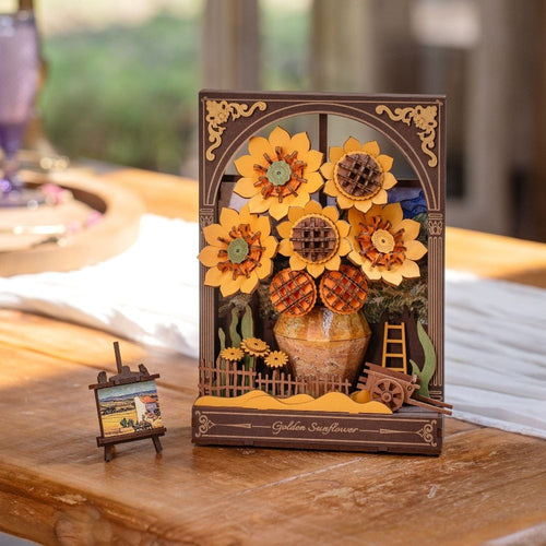 Puzzle 3D - Girasoli Dorati