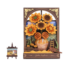 Carica l&#39;immagine nel visualizzatore di Gallery, Puzzle 3D - Girasoli Dorati