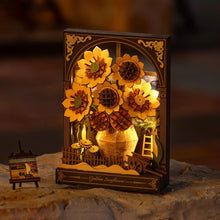Carica l&#39;immagine nel visualizzatore di Gallery, Puzzle 3D - Girasoli Dorati