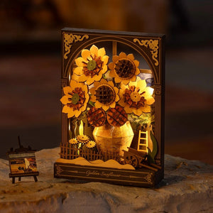 Puzzle 3D - Girasoli Dorati