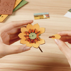 Puzzle 3D - Girasoli Dorati