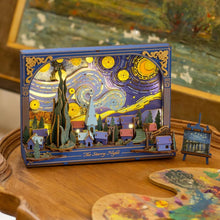 Carica l'immagine nel visualizzatore di Gallery, Puzzle 3D - La notte stellata Figured'Art