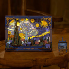 Carica l'immagine nel visualizzatore di Gallery, Puzzle 3D - La notte stellata