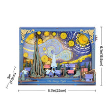 Carica l'immagine nel visualizzatore di Gallery, Puzzle 3D - La notte stellata
