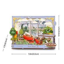 Carica l'immagine nel visualizzatore di Gallery, Puzzle 3D - Barche rosse