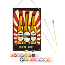 Carica l'immagine nel visualizzatore di Gallery, Dipingere con i Numeri Poster Metallici - Triplo Gusto Figured'Art