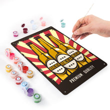 Carica l'immagine nel visualizzatore di Gallery, Dipingere con i Numeri Poster Metallici - Triplo Gusto