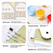 Carica l'immagine nel visualizzatore di Gallery, Dipingere con i Numeri Poster Metallici - Triplo Gusto