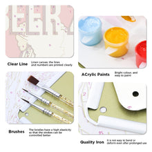 Carica l'immagine nel visualizzatore di Gallery, Dipingere con i Numeri Poster Metallici - Spazio Birra