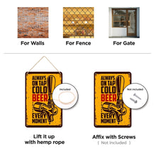 Carica l'immagine nel visualizzatore di Gallery, Dipingere con i Numeri Poster Metallici - Birra Bionda