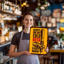 Carica l'immagine nel visualizzatore di Gallery, Dipingere con i Numeri Poster Metallici - Birra Bionda