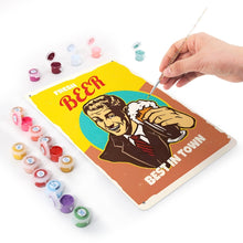 Carica l'immagine nel visualizzatore di Gallery, Dipingere con i Numeri Poster Metallici - Il Re della Birra