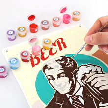 Carica l'immagine nel visualizzatore di Gallery, Dipingere con i Numeri Poster Metallici - Il Re della Birra