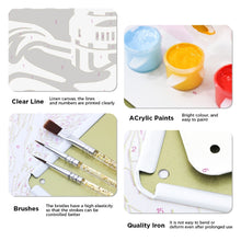 Carica l'immagine nel visualizzatore di Gallery, Dipingere con i Numeri Poster Metallici - Birra Fresca Bianco&amp;Nero