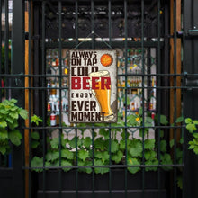 Carica l'immagine nel visualizzatore di Gallery, Dipingere con i Numeri Poster Metallici - Bicchiere di Birra Vintage