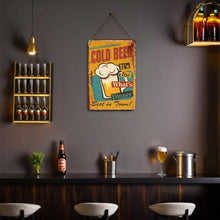 Carica l'immagine nel visualizzatore di Gallery, Dipingere con i Numeri Poster Metallici - Stasera solo Birra!