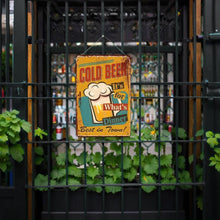 Carica l'immagine nel visualizzatore di Gallery, Dipingere con i Numeri Poster Metallici - Stasera solo Birra!