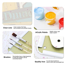 Carica l'immagine nel visualizzatore di Gallery, Dipingere con i Numeri Poster Metallici - Stasera solo Birra!